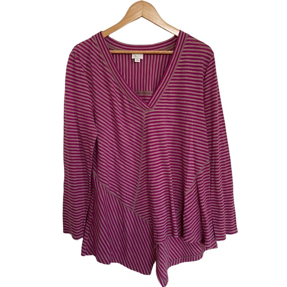 Anthropologie Postmark Striped Tunic Top - Picture 1 of 9